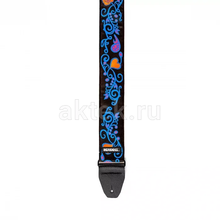 Dunlop JH24 Hendrix Backlight Monterey гитарный ремень, жаккард 2
