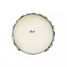 Pearl PETM-20 Elite Concert Tambourine двухрядный тамбурин с кожаной мембраной 2