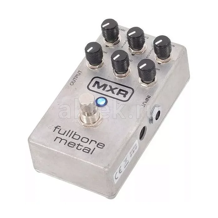MXR M116 Fullbore Metal педаль хай-гейн-дисторшна с нойз-гейтом и Scoop 4
