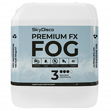 Жидкость для дым машины SkyDisco Premium FX FOG 3 медленного рассеивания, с ароматом мультифрукт, 5л