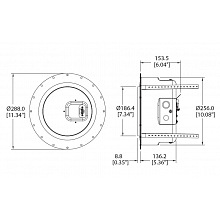 Tannoy CMS 503 PI BACKCAN задний колпак для CMS 503 PI 2