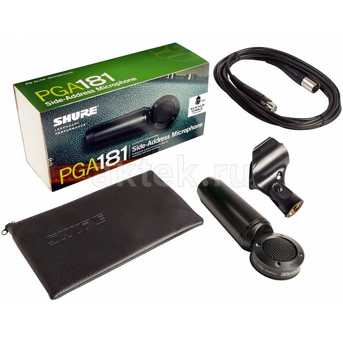 Кардиоидный конденсаторный микрофон Shure PGA181-XLR 3
