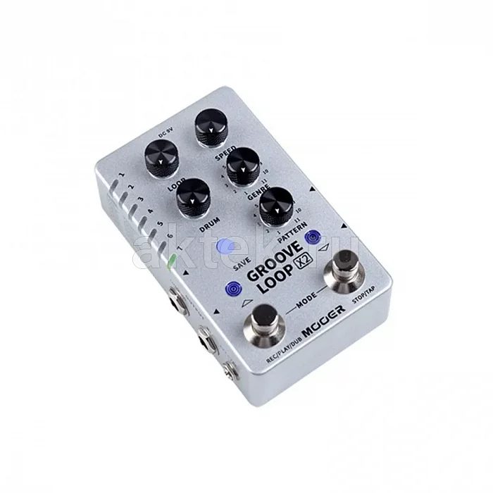 Mooer Groove Loop X2 стереолупер и драм-машина, 121 грув 2
