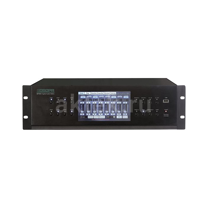 DSPPA MAG-808 блок дистанционного управления трансляционной системой, 3U, дисплей сенсорный 2