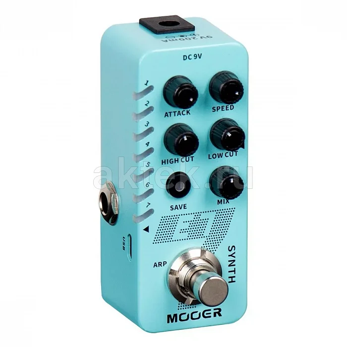 Mooer E7 Synth педаль эффектов 2