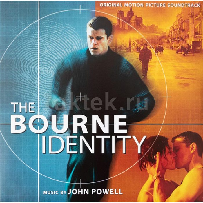 Виниловая пластинка OST - POWELL, JOHN - BOURNE IDENTITY. 1LP BLACK VINYL 12"