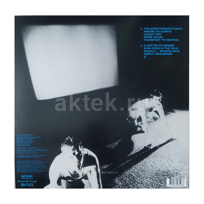 Виниловая пластинка THE ASSOCIATES - AFFECTIONATE PUNCH 180 GRAM BLUE VINYL 12" 2