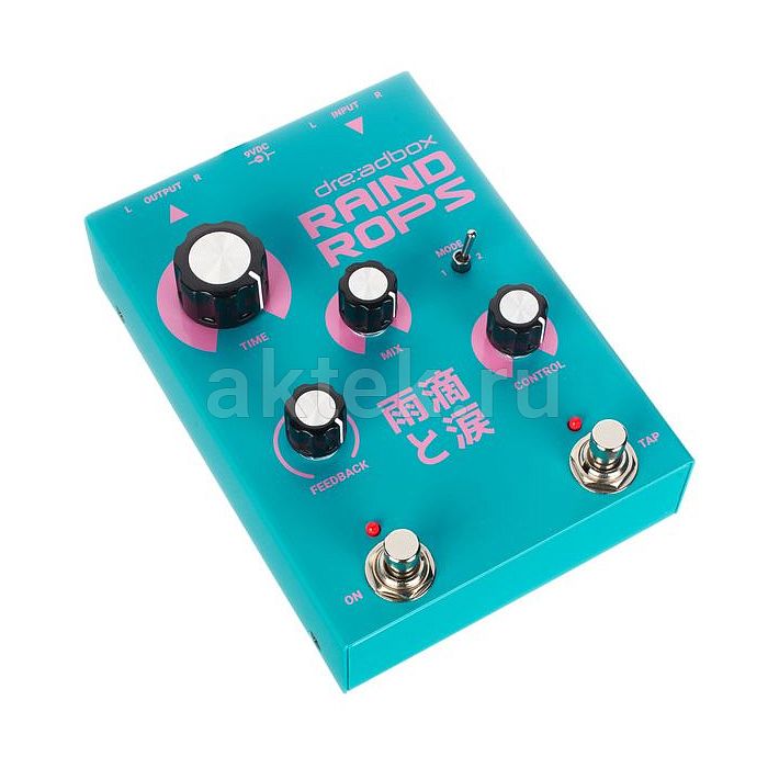 Гитарная педаль реверберации и задержки Dreadbox Raindrops 3