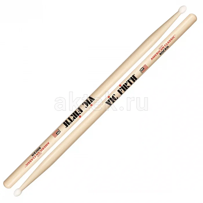 Vic Firth Rock N барабанные палочки, орех 2