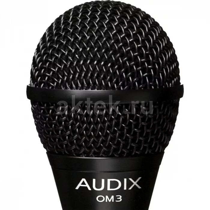 Audix OM3S динамический вокальный микрофон, гиперкардиоида, выключатель, 18 кГц 2
