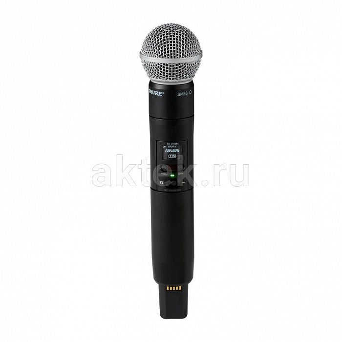 Shure SLXD24D+E/58 двухканальная цифровая радиосистема, два SM58, 470–606 МГц 3