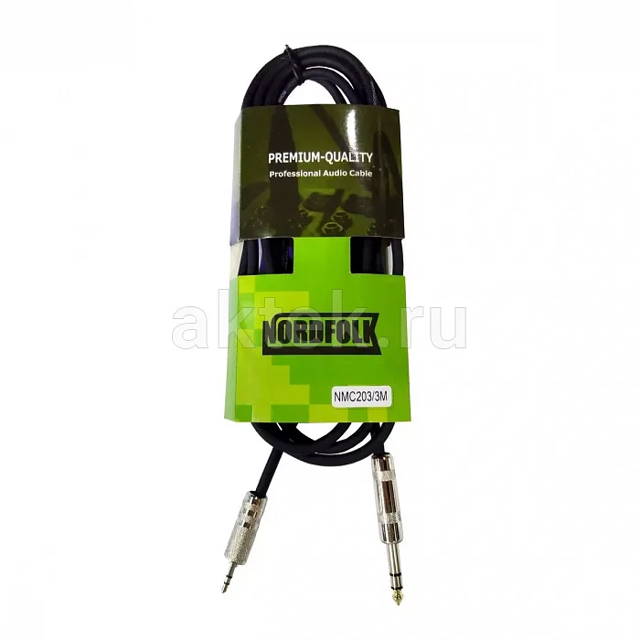 Nordfolk NMC203/3M кабель miniJack–Jack, длина 3 м