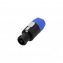 Adam Hall K3CSF4 Black/Blue кабельный разъём Speakon-F 4p