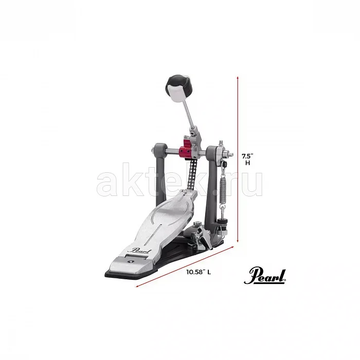 Pearl P-1030R Eliminator Solo одиночная педаль бас-барабана, двойная цепь 4