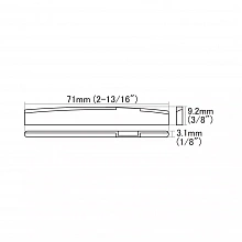Hosco HSB-ST1 нижний костяной порожек акустической гитары 2 Hosco HSB-ST1 нижний костяной порожек акустической гитары 2