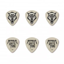 Dunlop PH122T100 Hetfield's White Fang Pick набор медиаторов, 1 мм 3