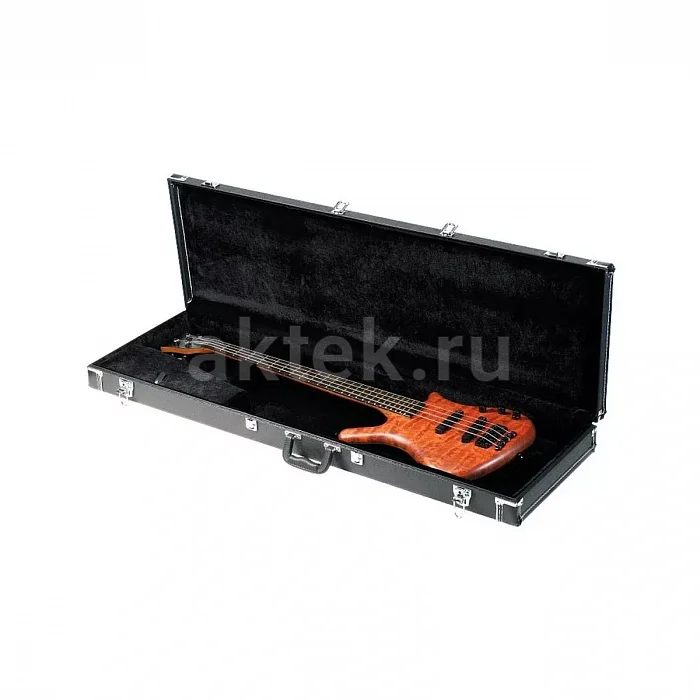 Rockcase RC10605B/4(SB) прямоугольный жёсткий кейс для бас-гитары, деревянный
