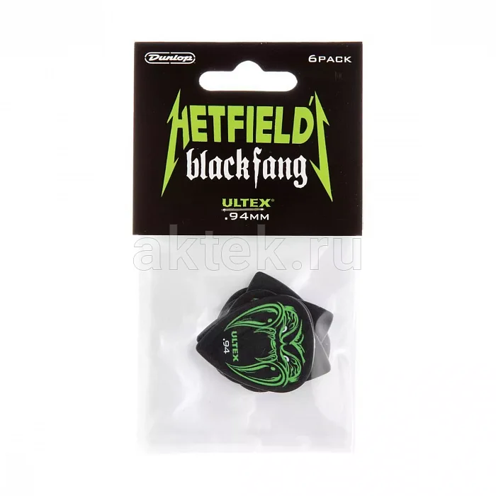 Dunlop PH112P94 James Hetfield Blackfang 6Pack медиаторы, ultex, 0,94 мм 2