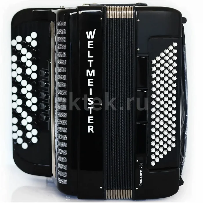 Weltmeister Romance 703 70/96/III/5/3 BK аккордеон, кейс и ремни 2
