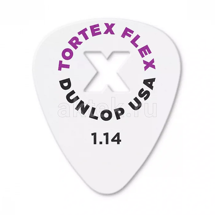 Dunlop 428XP114 Tortex Flex X Standard медиаторы, 1,14 мм