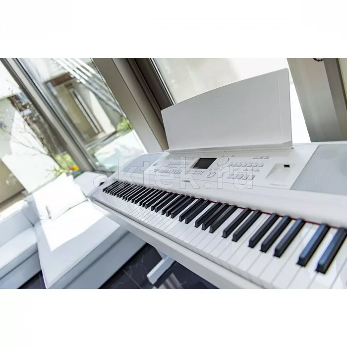 Yamaha DGX-670WH синтезатор, 88 клавиш, молоточковая механика, 256 голосов 4