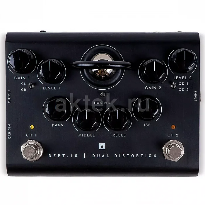 Blackstar Dept.10 Dual Distortion ламповая педаль дисторшна, USB