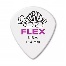 Dunlop 466P114 Tortex Flex Jazz III медиаторы, 1,14 мм