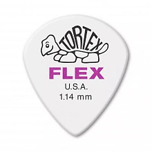 Dunlop 466P114 Tortex Flex Jazz III медиаторы, 1,14 мм