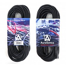 AuraSonics XMXF-15B кабель микрофонный XLR(F)-XLR(M), 15 м, 24 AWG