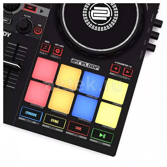 Reloop Ready двухдековый DJ-контроллер с USB-аудиоинтерфейсом 3