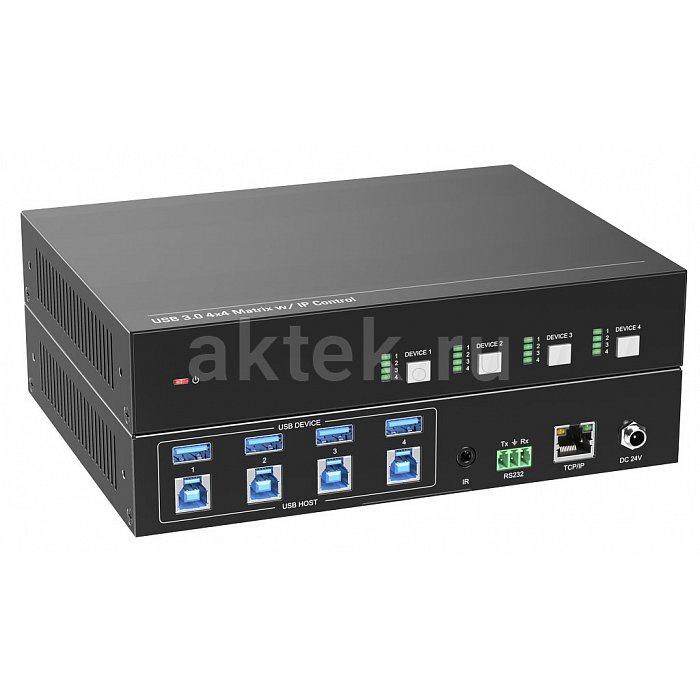 Digis MAUS-44-3 USB3.2-матрица 4×4 5Гбит/с с RS-232 3