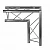 Dura Truss DT 23 C25-L90 угловая секция фермы, 90°