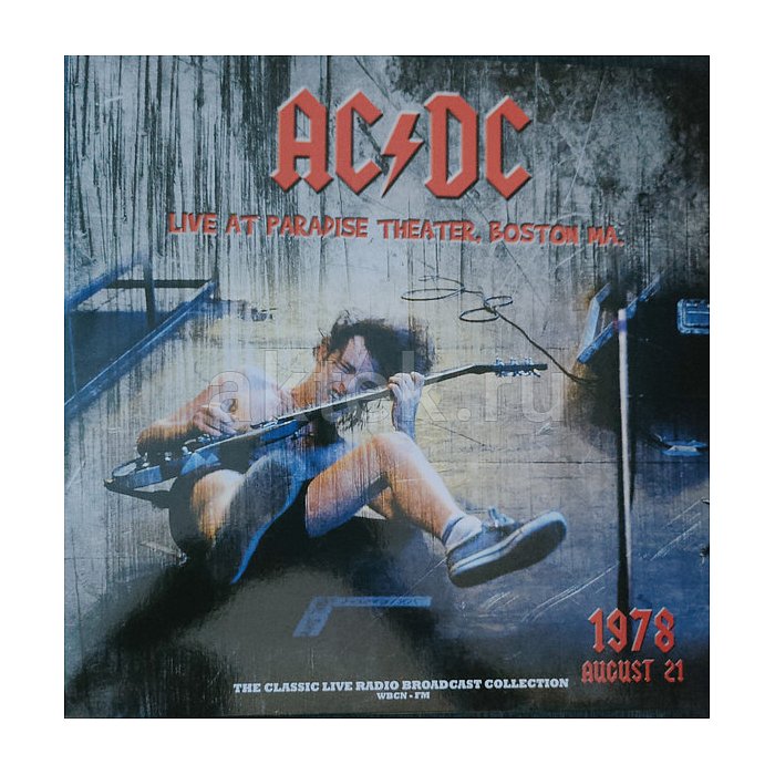 Виниловая пластинка AC/DC - LIVE AT PARADISE THEATER, BOSTON MA 180 GRAM CLEAR VINYL 12"