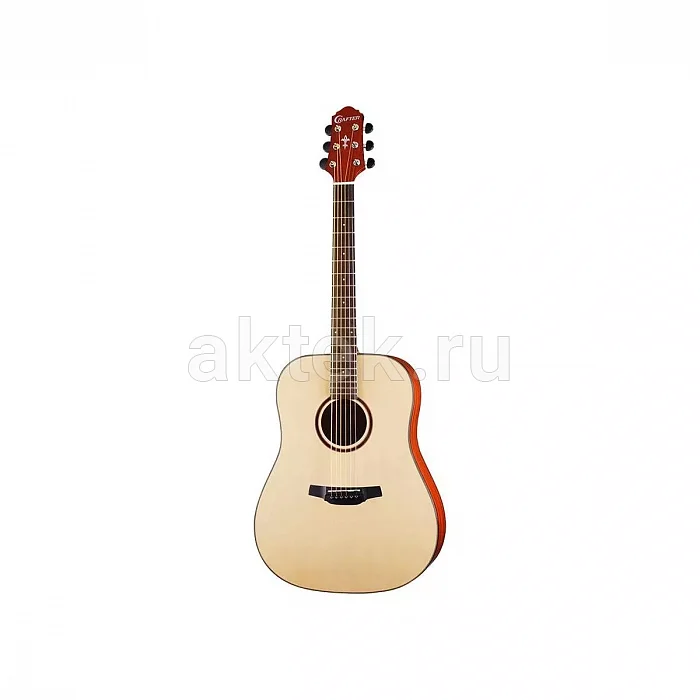 Crafter HD-250/N акустическая гитара, корпус из красного дерева