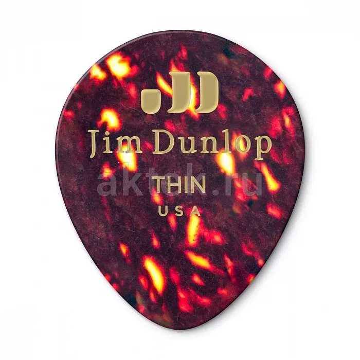 Dunlop 485005 Celluloid Shell Teardrop Display витринный набор, 432 медиатора 4