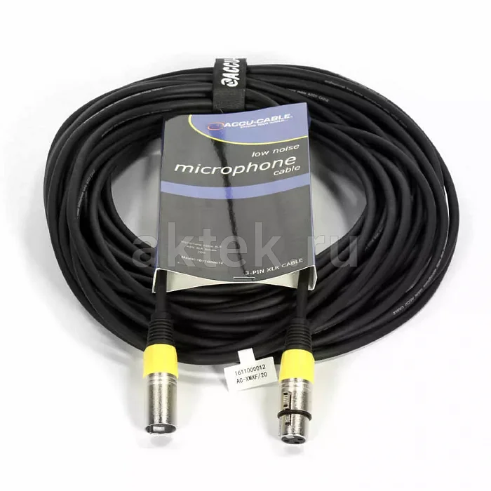 ADJ AC-XMXF/20 микрофонный кабель XLR, 20 м 2