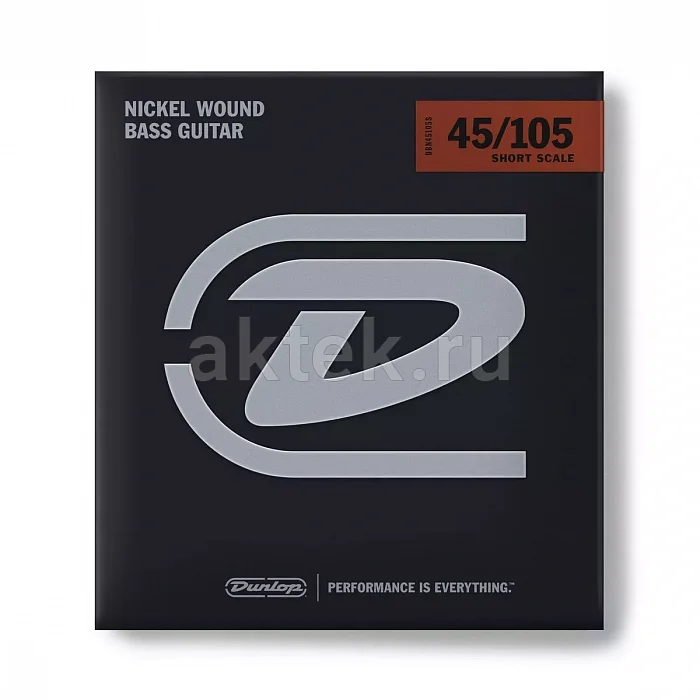 Dunlop DBN45105S Nickel Wound комплект струн, калибр 45-105