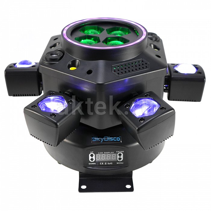 Вращающаяся голова с комбинированным эффектом SkyDisco MH30S 10