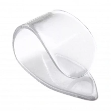 Dunlop 9036R Plastic Thumbpick Clear 12Pack медиатор-коготь, жесткие, 12 шт 2