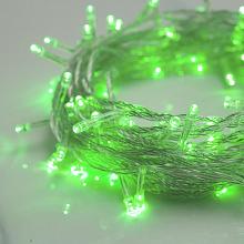 Гирлянда нить с эффектом мерцания (прозрачный провод) NEON-NIGHT 100x4 Вт LED 10м зеленый