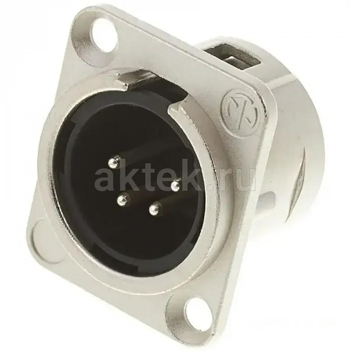 Neutrik NC4MD-L-1 панельный разъем XLR male 4 контакта