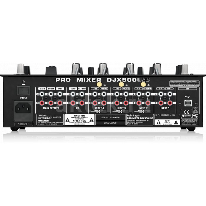 Behringer DJX900USB DJ-микшер со счетчиком темпа и USB интерфейсом (5 3