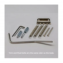Gotoh 510T-FE1-CK тремоло Strat, 2 винта, Snap-In, чёрный хром 3