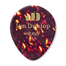 Dunlop 485P05HV Celluloid Shell Teardrop Heavy медиаторы, целлулоид, 12 шт