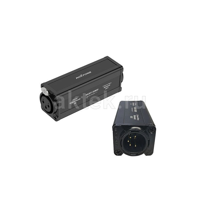 ROXTONE RA3DT-X5MXF пассивный директ-бокс, XLR, Jack 3,5 мм, 600 Ом 2