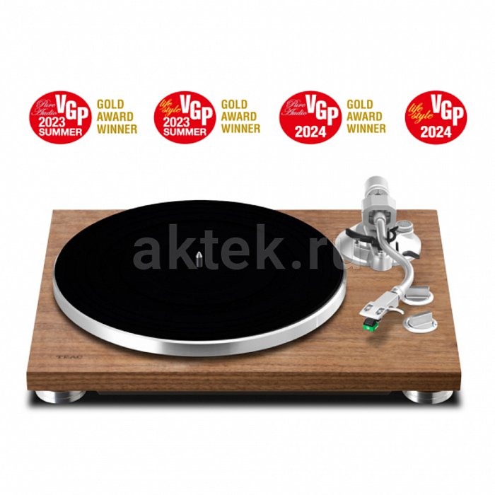 TEAC TN-400BT-X Walnut виниловый проигрыватель 7