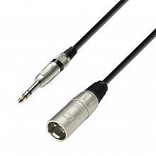 Adam Hall K3 BMV 1000 Black кабель XLR-M–TRS6.3-stereo 10м