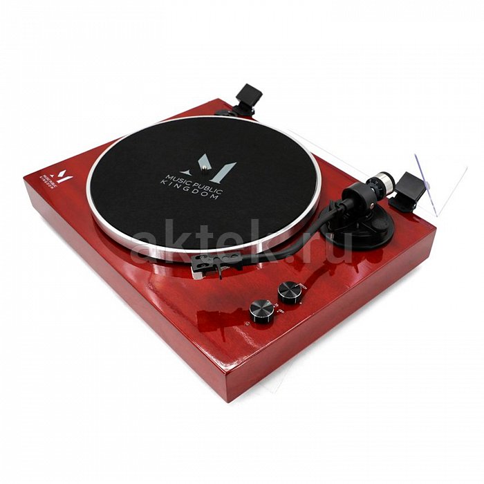 Виниловый проигрыватель MUSIC PUBLIC KINGDOM TT53AT Red Wood 3