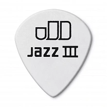 Dunlop 478P114 Tortex White Jazz III медиаторы, 1,14 мм 3