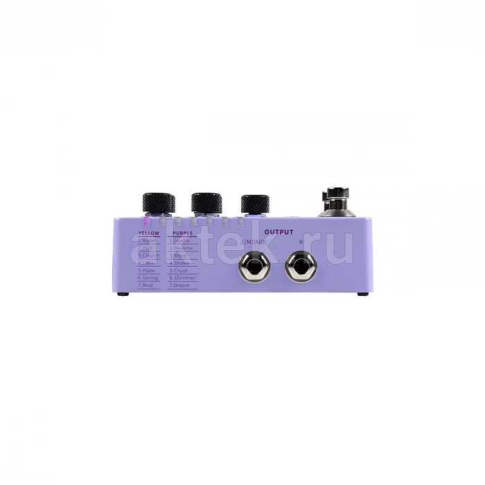 Mooer R7 Reverb X2 цифровой ревербератор, 14 алгоритмов, стерео, Infinite 4